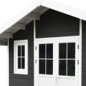 Abri de jardin en bois composite 28mm anthracite 10,71m² PREMIUM - Woodlife Garden