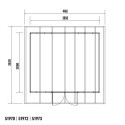 Abri de jardin en bois composite 28mm aspect bois 10,71m² PREMIUM - Woodlife Garden
