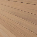 Abri de jardin en bois composite 28mm aspect bois 14,90m² PREMIUM toit plat - Woodlife Garden