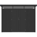 Abri de jardin en acier galvanisé Kosto 8,64m² + kit d'ancrage - X-Métal