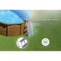 Piscine Amazonia ovale en acier imitation bois 744x399cm sans renforts apparents – Gré
