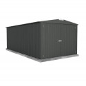 Garage en métal Zincalume - anthracite - double portes Melton XL 17,9m² - Absco