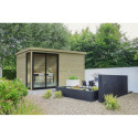 Bureau de jardin Faro 12,25m² en bois traité 28mm - SOLID