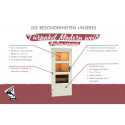 Porte en bois moderne pour sauna blanc ivoire - Karibu