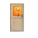 Porte semi-vitrée classique pour sauna - Karibu
