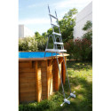 Piscine octogonale en bois - H120cm - Diam. 360cm - All in ONE - SUNWATER - UBBINK