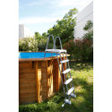 Piscine octogonale en bois - H120cm - Diam. 360cm - All in ONE - SUNWATER - UBBINK