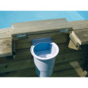 Piscine octogonale en bois - H120cm - Diam. 360cm - All in ONE - SUNWATER - UBBINK