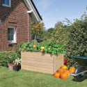 Potager surélevé 835L en bois 19mm - naturel – Karibu