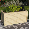 Potager surélevé 835L en bois 19mm - naturel – Karibu