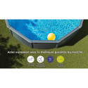 Piscine hors sol Juni ronde en acier gris anthracite Ø480xH132cm – Gré