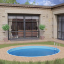 Piscine enterrée Madagascar ronde en acier Ø420xH150cm – Gré	