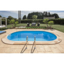 Piscine enterrée Madagascar ovale en acier 600x320xH150cm – Gré