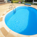 Piscine enterrée Madagascar ovale en acier 700x320xH150cm – Gré