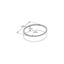 Piscine hors sol ronde OSMOSE Ø490x132cm en acier galvanisé anthracite – Trigano
