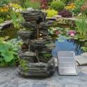 Fontaine solaire Stonea kit complet avec panneau et pompe - Art-Pond