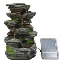 Fontaine solaire Stonea kit complet avec panneau et pompe - Art-Pond
