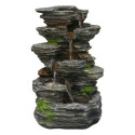 Fontaine solaire Stonea kit complet avec panneau et pompe - Art-Pond