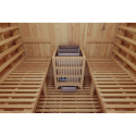 Sauna d'extérieur Tonneau en bois thermo-traité 4 à 6 places + poêle 9KW + shingles inclus - SNÖ