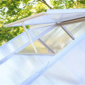 Serre de jardin 2,28m² en aluminium et polycarbonate Diamant 46