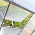Serre de jardin 2,28m² en aluminium et polycarbonate Diamant 46