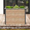 Potager surélevé en acier imitation bois Primus-Multi M - Westmann