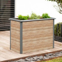 Potager surélevé en acier imitation bois Primus-Multi M - Westmann