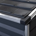 Abri de jardin en polycarbonate 1,25m² gris anthracite Voyager - Canopia by Palram