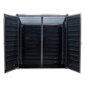 Abri de jardin en polycarbonate 1,25m² gris anthracite Voyager - Canopia by Palram