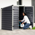 Abri de jardin en polycarbonate 1,25m² gris anthracite Voyager - Canopia by Palram