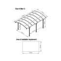Carport aluminium - 1 voiture 15m² - Couv'Voiture 35