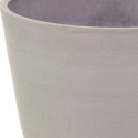Pot en plastique recyclé Ecostone D.53xH.40cm couleur taupe - Megacollections