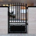 Portillon ajouré en aluminium 100x180cm LOUISON - X-METAL
