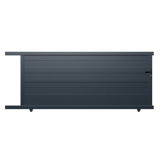Portail coulissant en aluminium 400x160cm HORACE - X-METAL