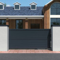 Portail coulissant en aluminium 450x160cm HORACE - X-METAL
