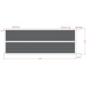 Portail coulissant en aluminium 450x160cm HORACE - X-METAL