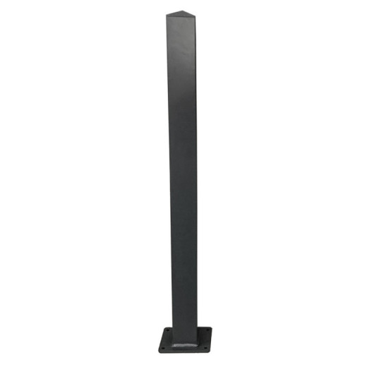 Poteau en aluminium sur platine - H180cm - X-METAL