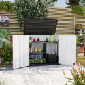 Etagère en métal H70cm pour armoire de jardin en résine - H.105cm - Jôbu	
