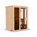 Sauna traditionnel d'intérieur Irava 1 - 1 à 2 places - 68mm - KARIBU