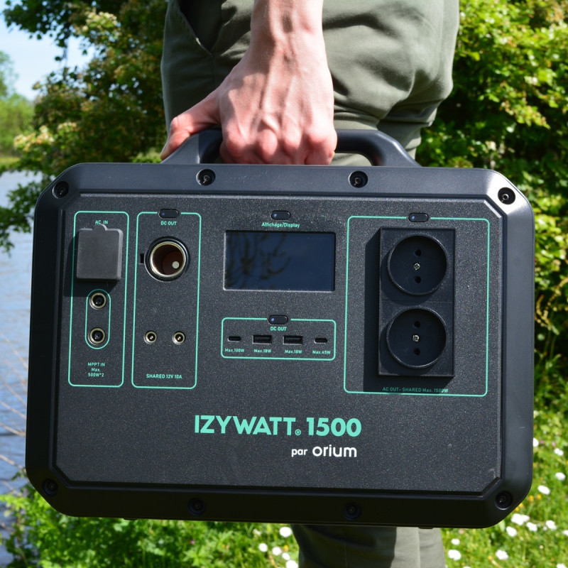 Station d'énergie portative Izywatt 1500 LFP - ORIUM