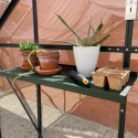 Étagère en aluminium vert pour serres de jardin Natura LAMS