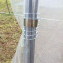 Serre tunnel Essentielle à pieds arrondis 3x4,5m avec bâche PE 200µ - Serres Tonneau