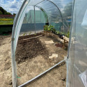 Serre tunnel Essentielle à pieds arrondis 3x4,5m avec bâche PE 200µ - Serres Tonneau