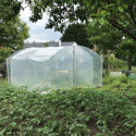 Serre tunnel Abri Cultures à pieds droits 3x3m avec bâche PE 200µ - Serres Tonneau