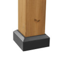 Tonnelle de jardin Bruri 335x393 cm en bois massif, acier et polycarbonate marron - Sunjoy
