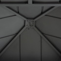 Tonnelle de jardin Pasu 300x300cm en acier thermolaqué anthracite - Sunjoy