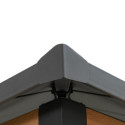 Tonnelle de jardin Pasu 300x300cm en acier thermolaqué anthracite - Sunjoy
