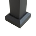 Tonnelle de jardin Pasu 300x300cm en acier thermolaqué anthracite - Sunjoy