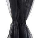 Tonnelle de jardin Kaldi 366x307cm en acier thermolaqué noir et toit marron - Sunjoy