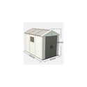 Abri de jardin en HDPE SunLife beige 7,17m² + plancher - Jôbu
